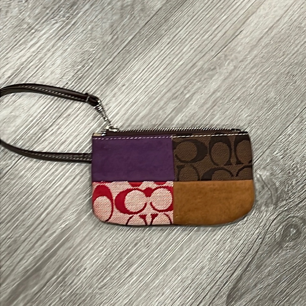 Coach Patchwork Wristlet - Picture 2 of 6